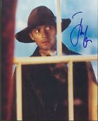 Law Jude A 10 x 8 colour photo of Jude Law and signed by him in blue marker. Good condition. Item