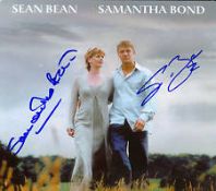 Bean Sean A 10 x 8 colour photo signed by both Sean Bean and Samantha Bond Good condition. Item