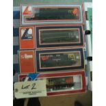 Lima; four boxed diesel locomotives, 33002 British Rail, D6578 British Railways, 33027 Earl