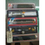 Lima; five boxed diesel locomotives, D1002 Western Explorer, 60006 Corus - Scunthorpe Iron Master,