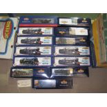 Bachmann Branchline; thirteen boxed steam locomotives; 4-6-0 Manor Class x 5, 2-6-2, 2-8-0, etc