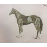 A folio of working sketches on paper including; Galileo, Denman, Neptune Collonges, Nacarat, Rakti