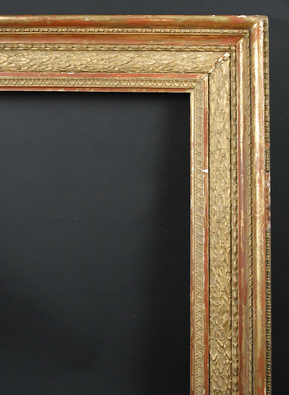 A large 19th century gilt picture frame, sight size 143 x 87cm, overall size 172 x 116cm 177 x 147cm - Image 2 of 5