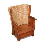 A child's Orkney chair, of traditional design 51 x 42cm (20 x 16in) Provenance: Oxfordshire