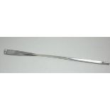 A Victorian silver 'Oar' trophy, by George John Richards & Edward Charles Brown, London 1860, the