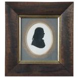 John M Field (British, 1771-1841) Silhouette of Dr Samuel Arnold, Professor in Music (1740-1802),