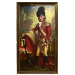 Attributed to Samuel Woodforde (British, 1763-1817) Portrait of an Officer of the Berkshire Regiment