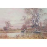 W. Martin, (20th century), pair of landscapes in Autumn, oil on canvas, signed W.Martin, 29 x