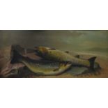 John Bucknell Russell (British, early 20th Century), pair of trout, signed lower right J.Russell,