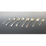 WITHDRAWN A quantity of assorted silver flatware to include forks, teaspoons etc (8)