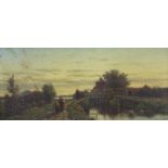 Jan. J. Luckhorst(?) river landscapes, a pair, oil on board (2)