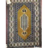 A tekke, 148 x 97 together with a small prayer rug