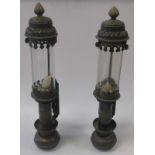 A pair of GWR carriage lamps