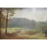 Paul Ayshford Methuen, Lord Methuen, RA (British, 1886-1974), River landscape with trees, signed
