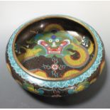 A Chinese cloisonne bowl