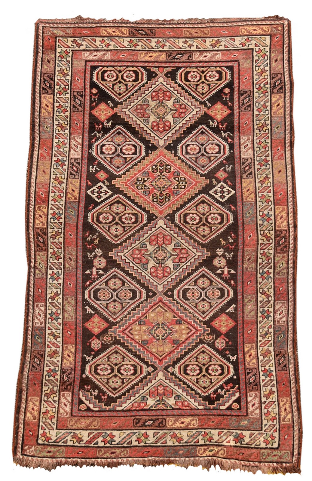 A Hamadan runner, 240 x 130cm (94 x 51in)  Slightly faded, but even pile levels overall