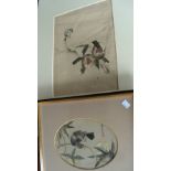 *Amended Description* A Shanghai school watercolour, second half of the 19th century, painted with a