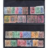 Germany and Austria, collection from c.1895 to 1920, full sets with values to 5 marks, overprints;