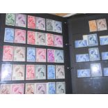 King George VI and later stamps. KG6 un-mounted mint marginal pairs of Universal Postal Union -