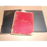 Album of clipped signatures including Queen Victoria, Jerome K Jerome, and others; together with two