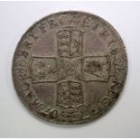 Queen Anne crown 1707 ef