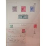 A GB stamp collection, contained in albums and stockbooks, KEVII to £1 (mounted mint), GV £1