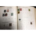 A 19th century mixed world stamp collection housed in a large Standard album, only part filled,