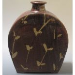 A studio pottery bottle vase by Phil Rogers