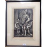 § Georges Henri Rouault (French, 1871-1958) Circus figures signed lower right "Georges Roualt" and