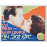 The First Kiss, (Paramount Pictures, 1928), original film poster, 'Lobby display leased from