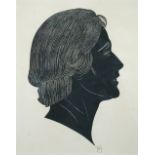 Eric Gill (British, 1882-1940) Clare (Portrait of Mrs Pepler) signed with initials within the