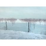 § Cavendish Morton, RI, ROI (British, 1911-2015) Apple Orchard, Winter, Essex, 1965 signed lower