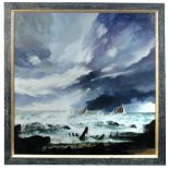 § Paul Gaisford (British, b.1941) Sailing boats on a stormy sea signed and dated lower left "Paul