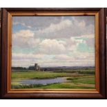 § William Knight (British, 1872-1958) Cley Marshes, Norfolk signed lower right "Wm Knight" oil on