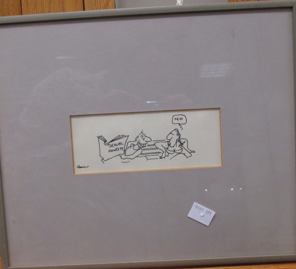Patrick Cook (Australian 1949), Original cartoon, 'You Moved', ink, signed lower left in ink, 14 x - Image 3 of 3