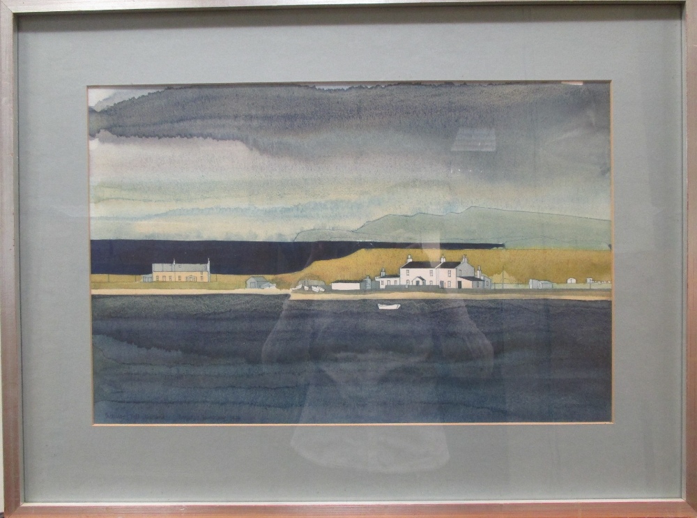 Nicholas Barnham (British, 20th Century) Cullivoe Fell, Shetland, 1977, signed and dated lower right