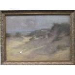 Circle of Linnell (British, 19th Century), Rural landscape, signed lower left "LC" in pencil,