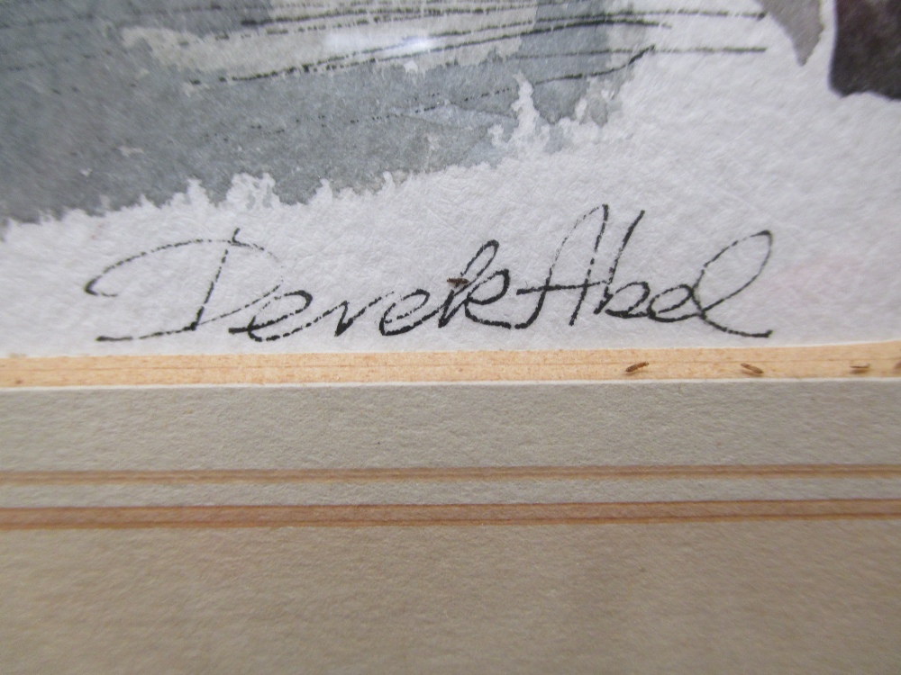 Derek Abel (British, 20th Century), View of Lavenham, signed lower right "Derek Abel", - Image 5 of 5