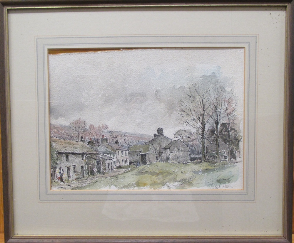 Derek Abel (British, 20th Century), View of Lavenham, signed lower right "Derek Abel", - Image 2 of 5