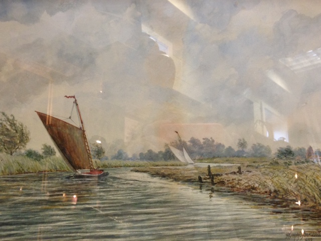 George Vemply-Burwood (British, 1944-1917), two watercolours of the Norfolk broads, both signed - Image 2 of 4