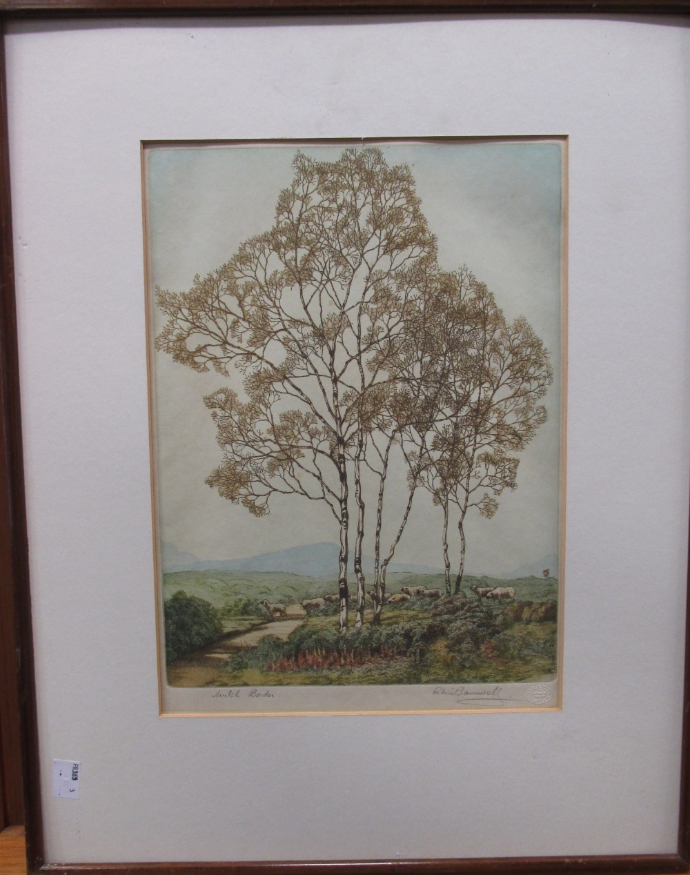 Alice Barnwell (British, 1910 - 1980), Pine woods, print, artist's proof, inscribed lower left in - Image 4 of 5