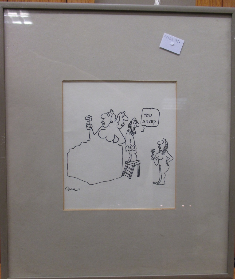 Patrick Cook (Australian 1949), Original cartoon, 'You Moved', ink, signed lower left in ink, 14 x - Image 2 of 3
