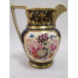 A 19th century Coalport handpainted jug, 21cm high