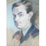 § Marjorie Tulip (Trekkie) Parsons (nee Ritchie) (British, 1902-1995) Portrait of a young man,