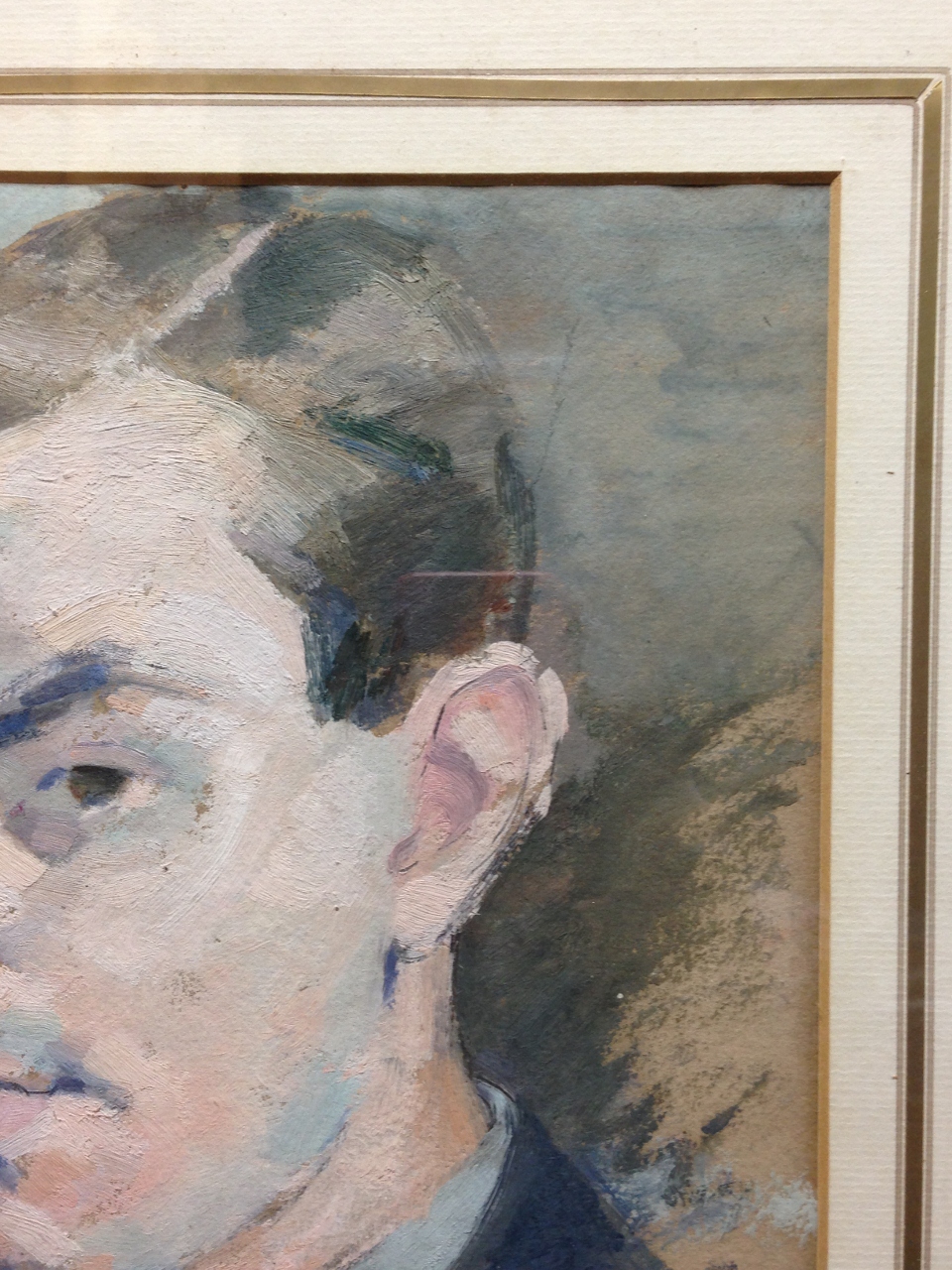 § Marjorie Tulip (Trekkie) Parsons (nee Ritchie) (British, 1902-1995) Portrait of a young man, - Image 4 of 7