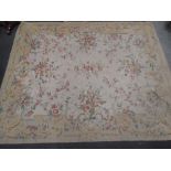 A Large Aubusson style tapestry carpet,