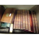 Books, some leather bound, including connoisseur magazine, plus Hein, Natural History of the
