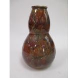 A Royal Doulton stoneware leaf vase