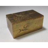 A smoker's compendium in the form of a box dated 1902