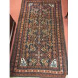 A Belouchi wool rug, 188 x 105cm